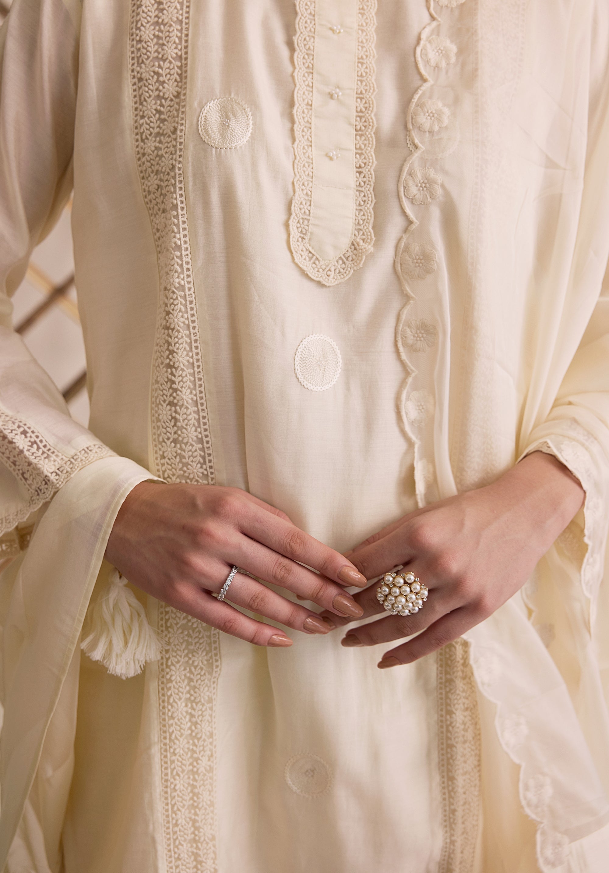 Tara suit Indian ethnic wear: premium silk with gold floral zardozi work, printed palazzo gold borders, embellished dupatta, buy salwar kameez online with gotta detailing for ethnic sophistication.