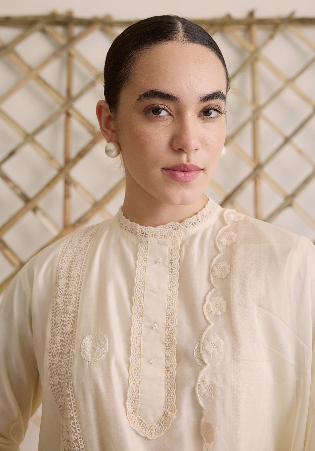 Tara suit Indian ethnic wear: premium silk with gold floral zardozi work, printed palazzo gold borders, embellished dupatta, buy salwar kameez online with gotta detailing for ethnic sophistication.